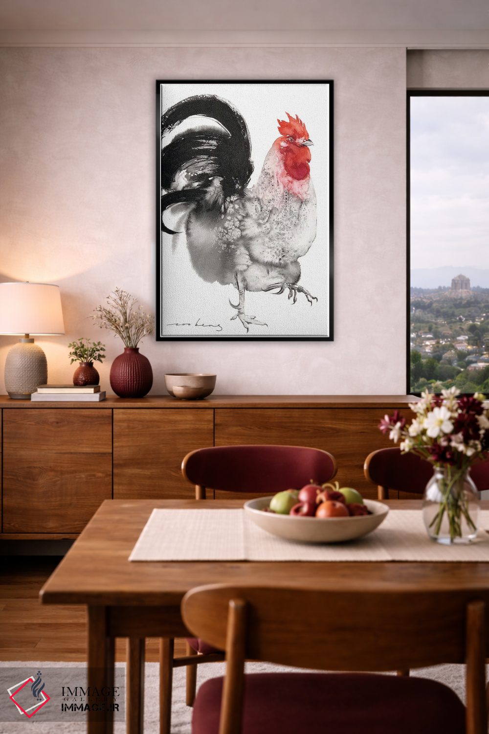 تابلو دکوراتیو گام برتر ۴ اثر سو بنگ لیم - D6B