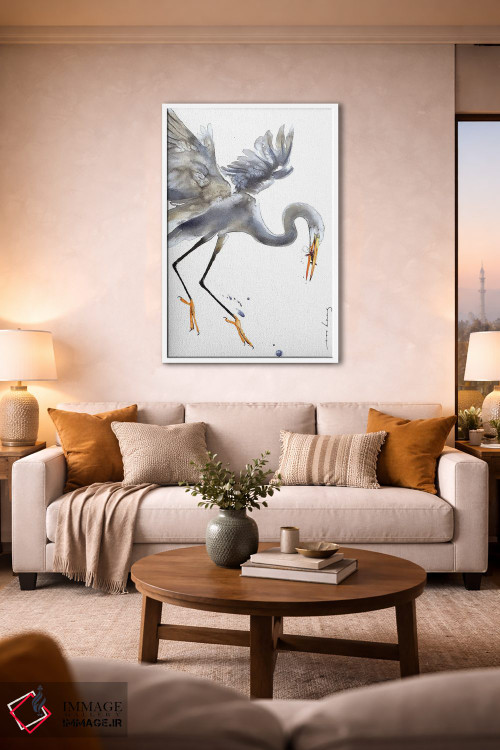 تابلو دکوراتیو اگرت اثر سو بنگ لیم - D1W