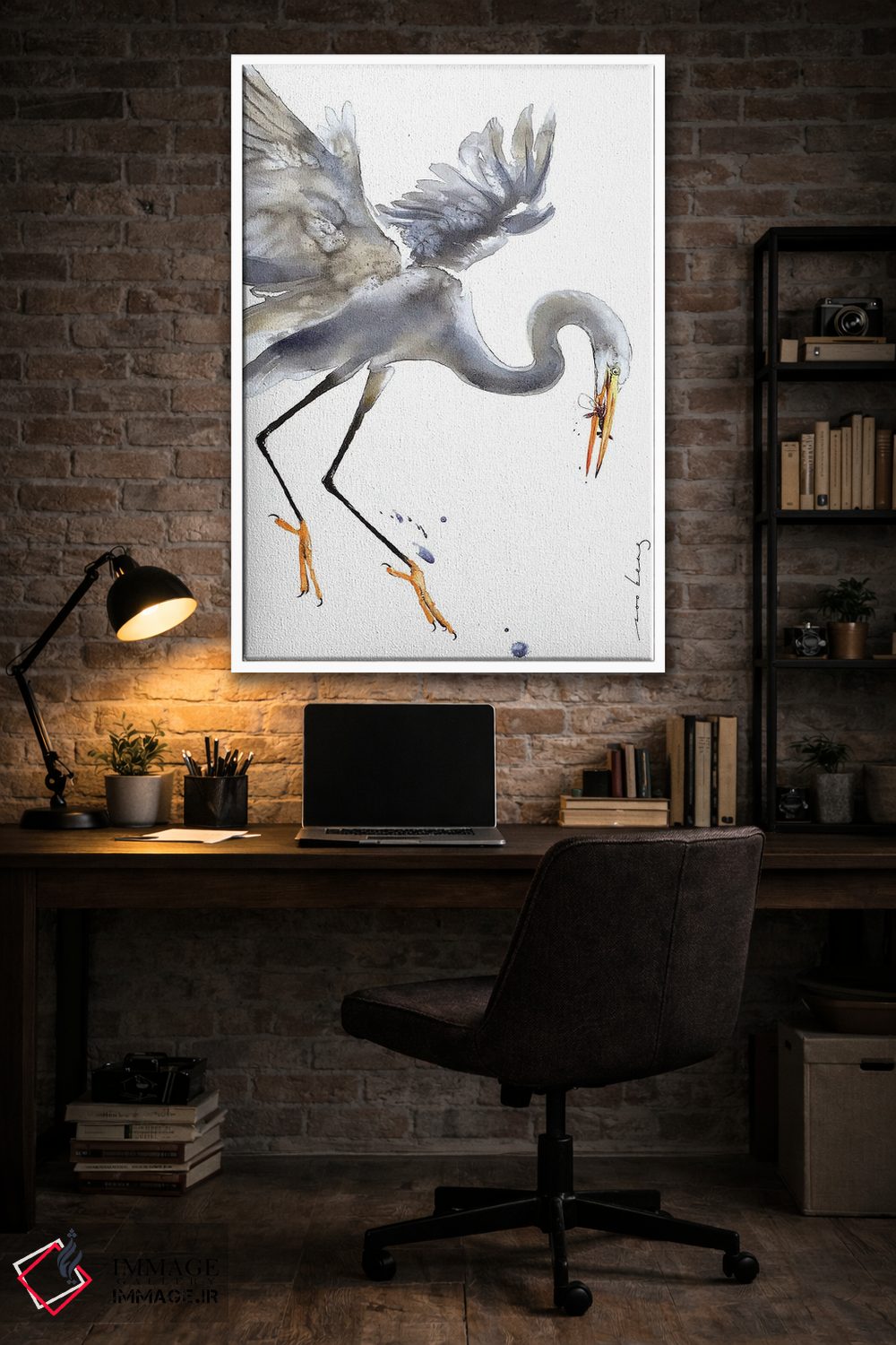 تابلو دکوراتیو اگرت اثر سو بنگ لیم - D5W