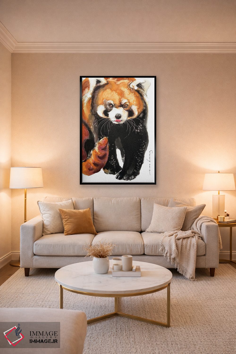 تابلو دکوراتیو گام های شیطنت آمیز اثر سو بنگ لیم - D4B