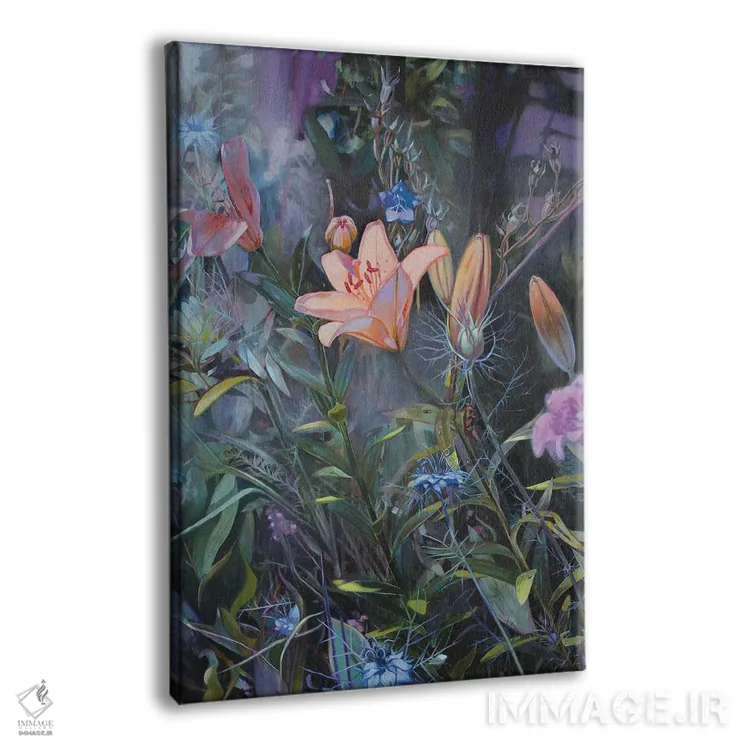 تابلو دکوراتیو لحظه ای کوتاه از زمان اثر لیوبا برکنر - نمای پرسپکتیو محصول