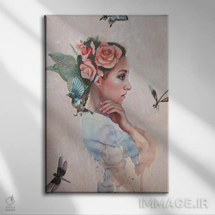 تابلو دکوراتیو زندگی بدون تو ممکن نیست اثر لیوبا برکنر - نمای روبهرو روی دیوار