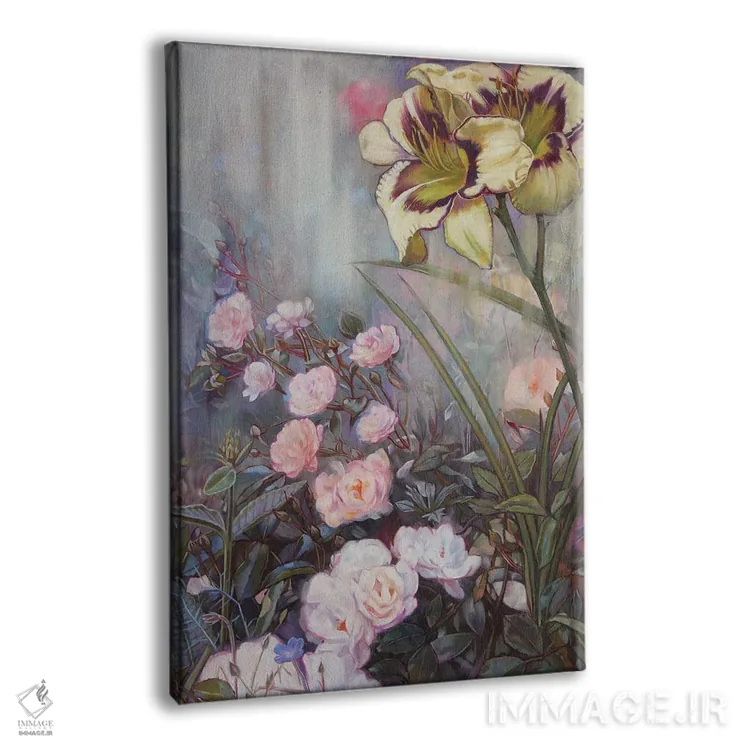 تابلو دکوراتیو گل های تابستانی اثر لیوبا برکنر - نمای پرسپکتیو محصول