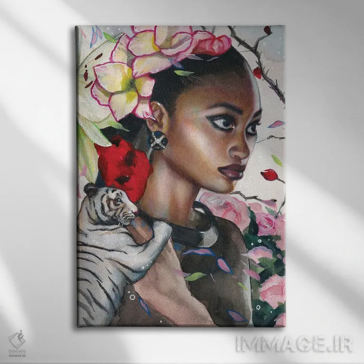 تابلو دکوراتیو ما در زمستان رویا می بینیم یک اثر لیوبا برکنر - نمای روبهرو روی دیوار