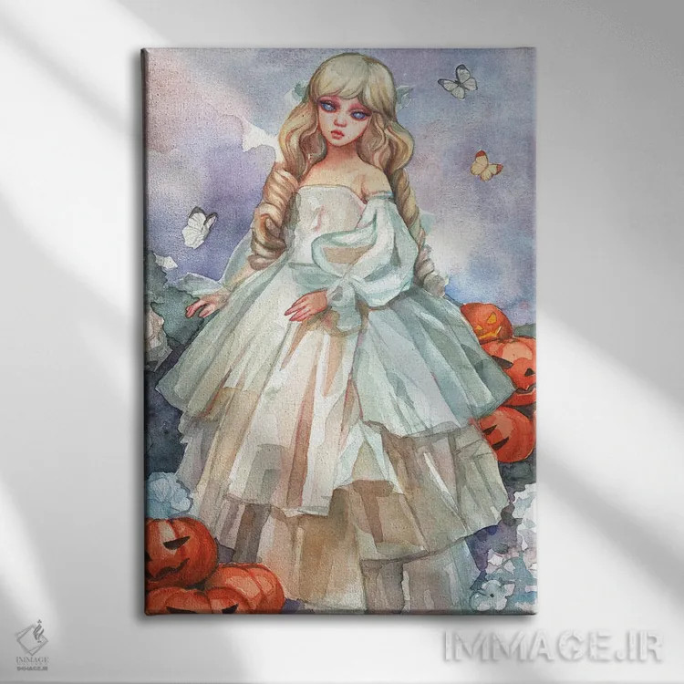 تابلو دکوراتیو جزبل اثر لیوبا برکنر - نمای روبهرو روی دیوار