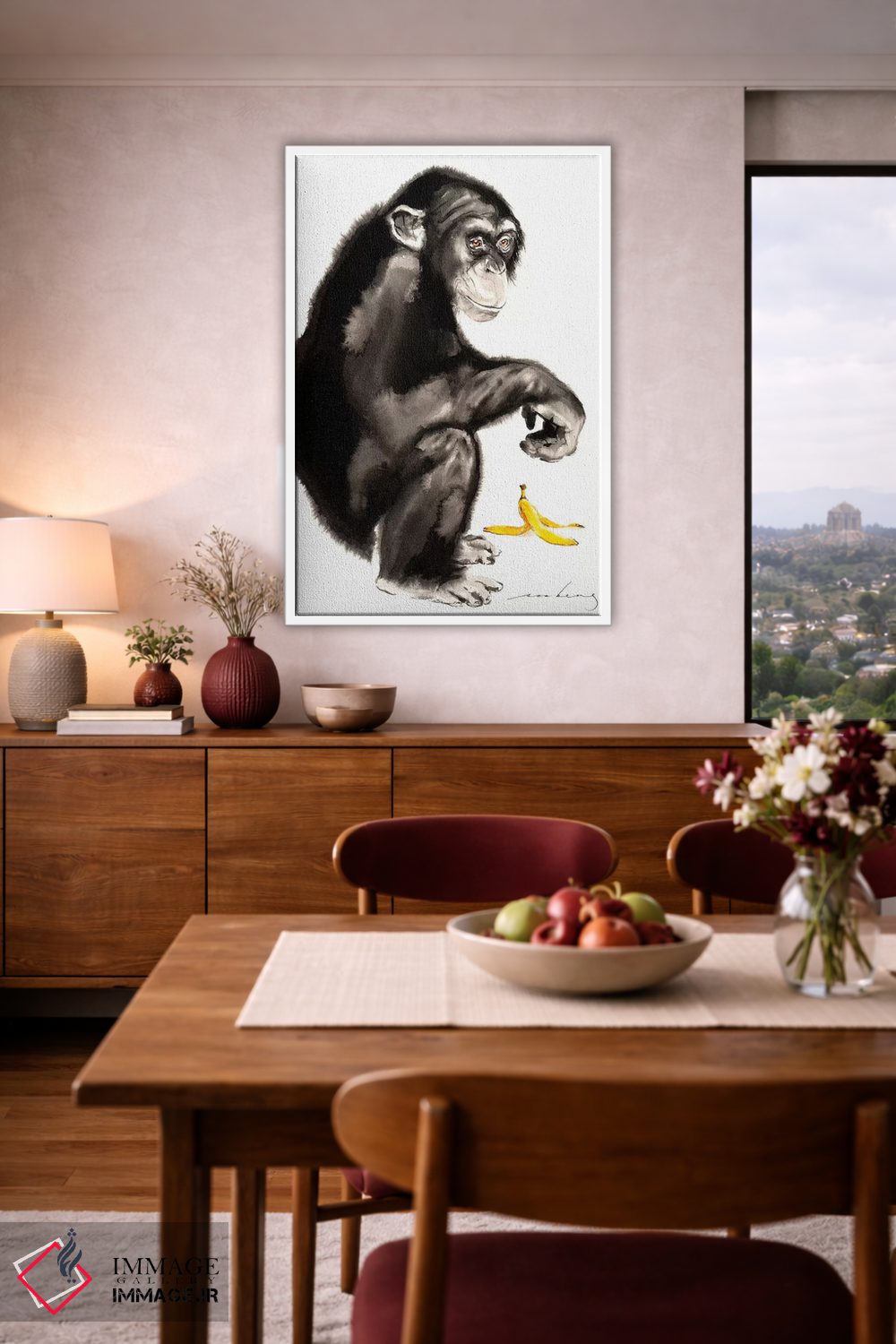 تابلو دکوراتیو گوشه شیطنت ۲ اثر سو بنگ لیم - D4W