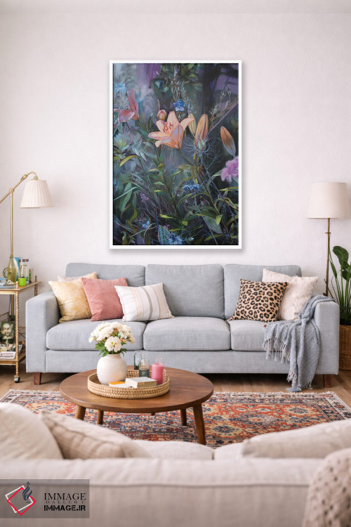 تابلو دکوراتیو لحظه ای کوتاه از زمان اثر لیوبا برکنر - D1W