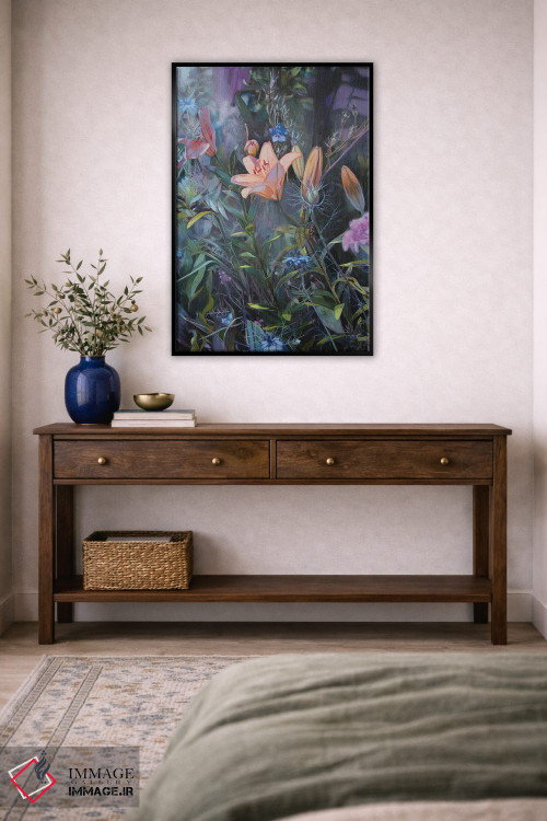 تابلو دکوراتیو لحظه ای کوتاه از زمان اثر لیوبا برکنر - D5B