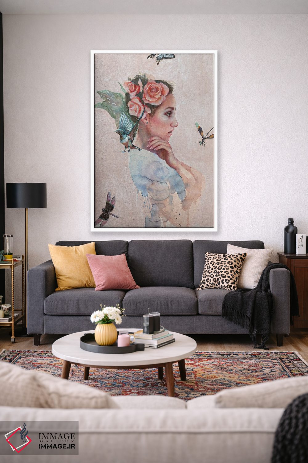 تابلو دکوراتیو زندگی بدون تو ممکن نیست اثر لیوبا برکنر - D1W