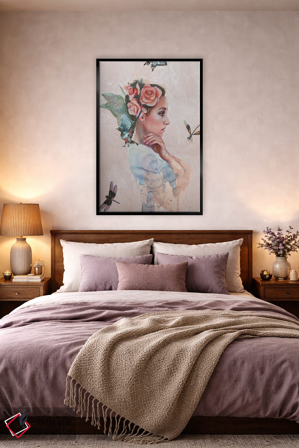 تابلو دکوراتیو زندگی بدون تو ممکن نیست اثر لیوبا برکنر - D2B