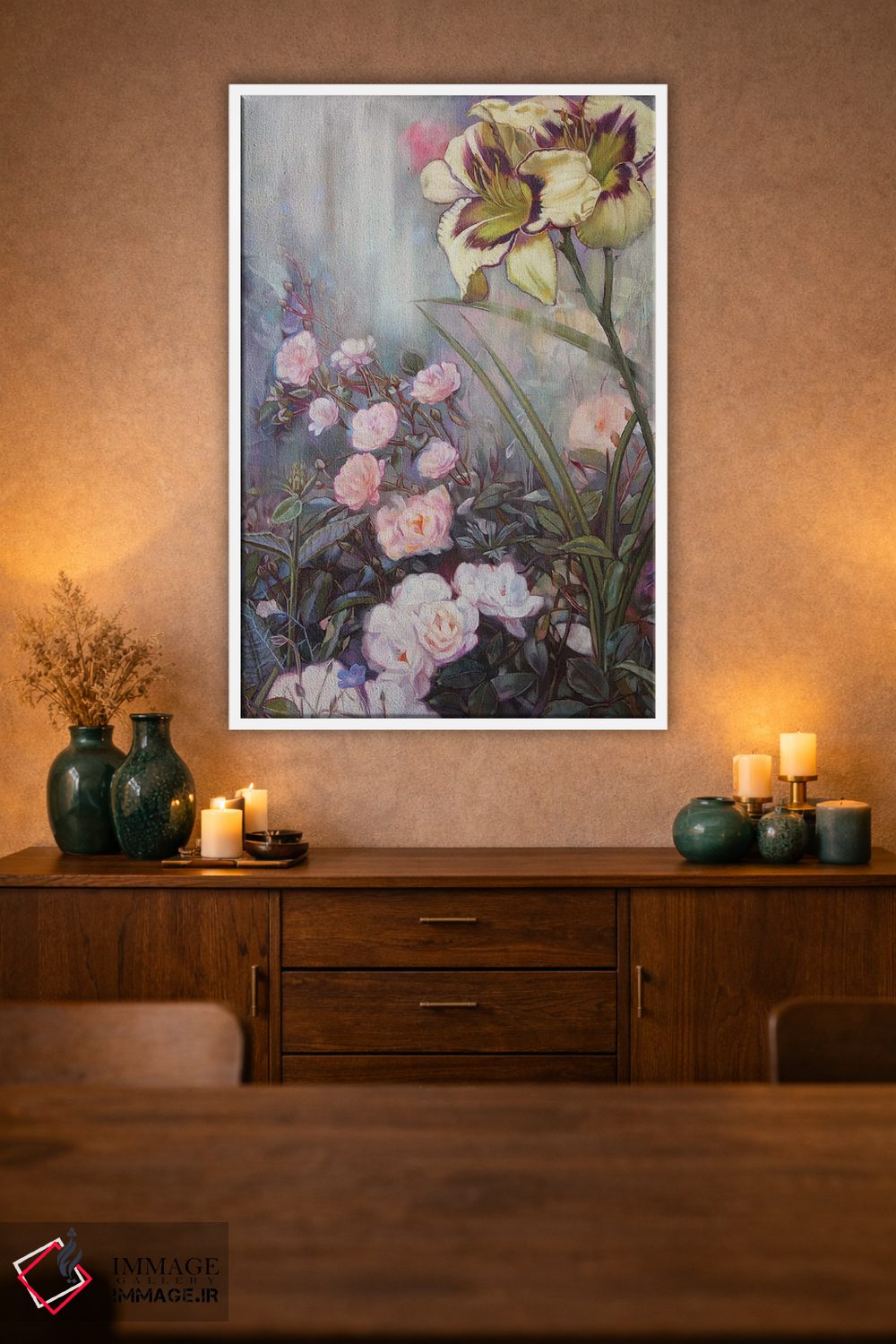 تابلو دکوراتیو گل های تابستانی اثر لیوبا برکنر - D3W