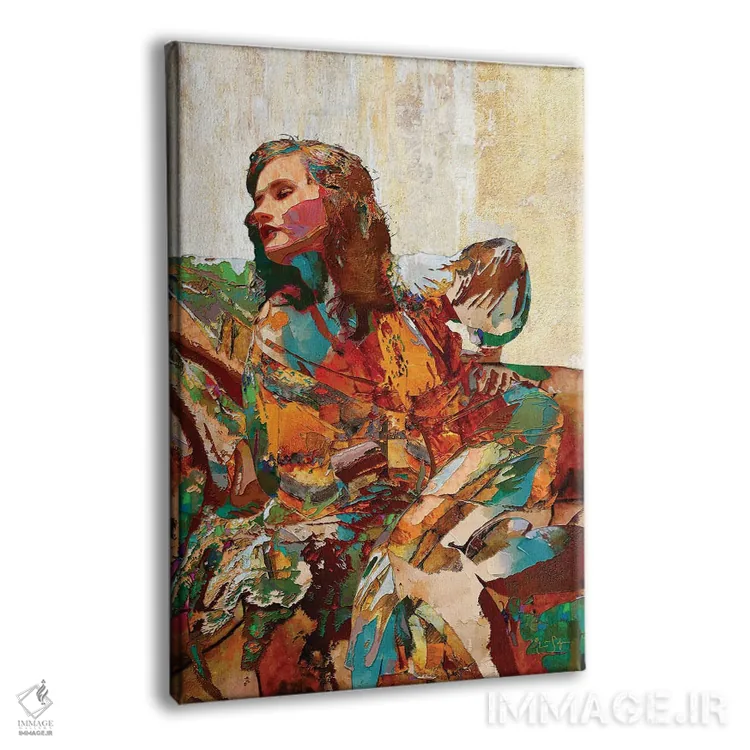 تابلو دکوراتیو درام اثر لیزا رابینسون - نمای پرسپکتیو محصول