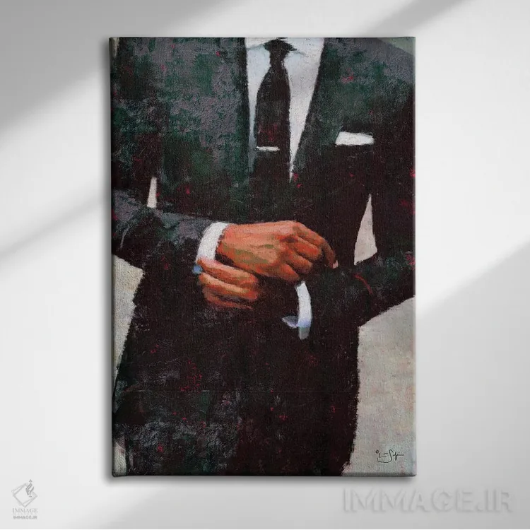 تابلو دکوراتیو کلاسیک اثر لیزا رابینسون - نمای روبهرو روی دیوار