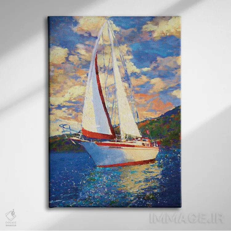 تابلو دکوراتیو رحمت شگفت انگیز اثر لیزا رابینسون - نمای روبهرو روی دیوار