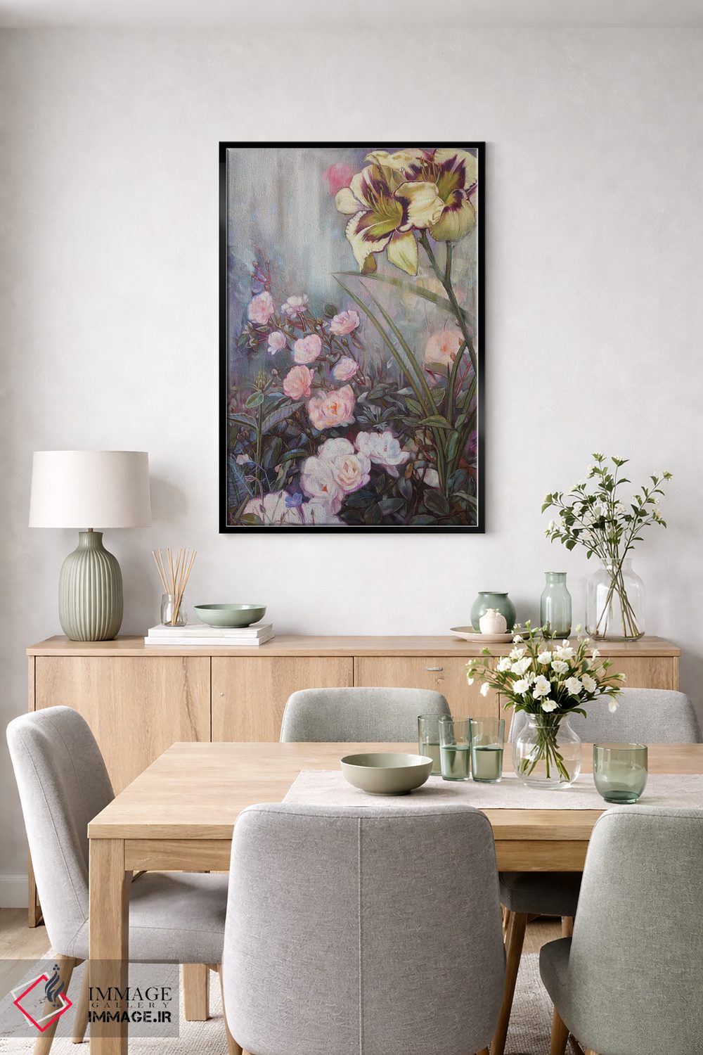 تابلو دکوراتیو گل های تابستانی اثر لیوبا برکنر - D6B