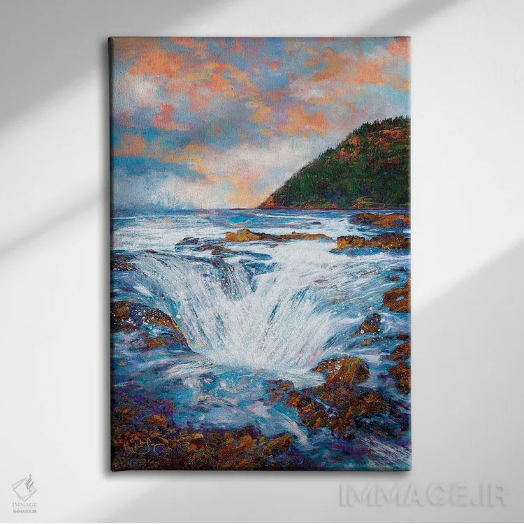 تابلو دکوراتیو چاه ثور اثر لیزا رابینسون - نمای روبهرو روی دیوار