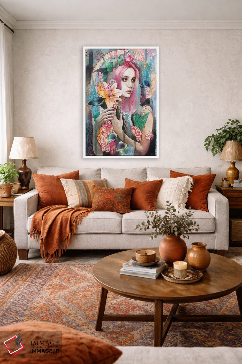 تابلو دکوراتیو تابستان عشق اثر لیوبا برکنر - D1W