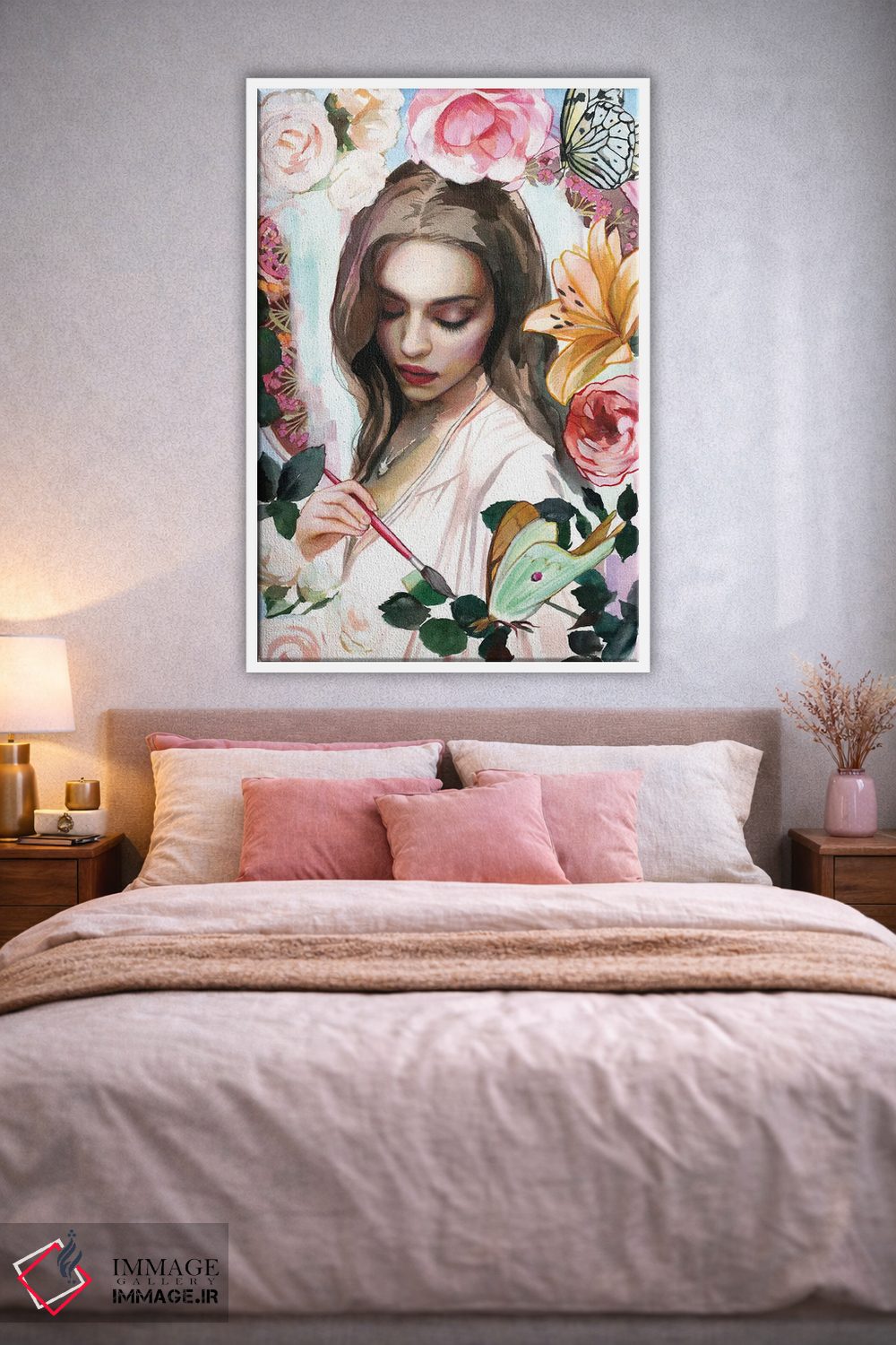 تابلو دکوراتیو دنیایت را رنگ کن اثر لیوبا برکنر - D1W