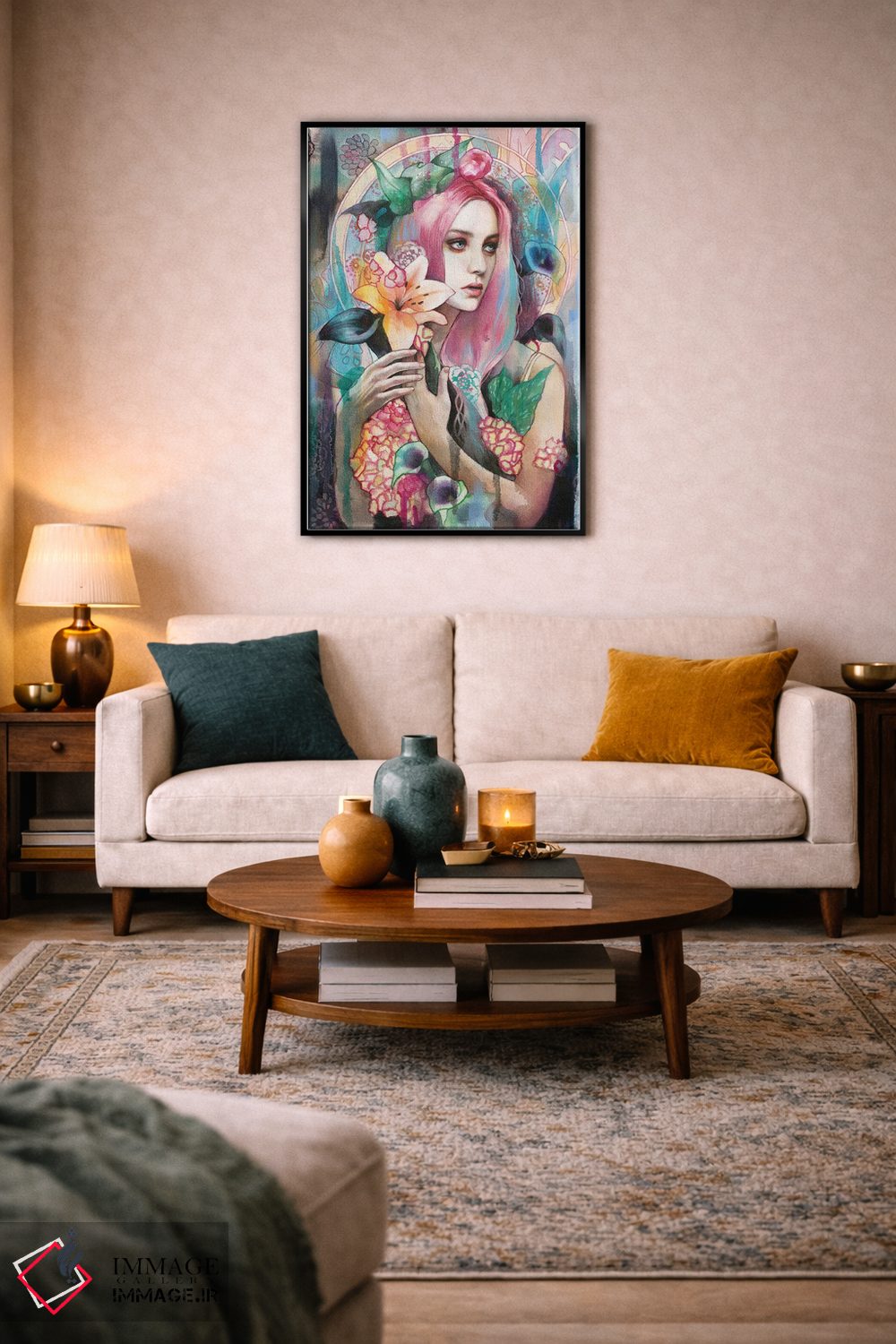 تابلو دکوراتیو تابستان عشق اثر لیوبا برکنر - D4B