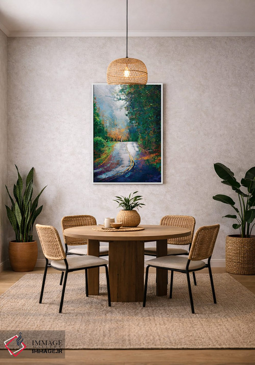 تابلو دکوراتیو پیچ جاده اثر لیزا رابینسون - D1W