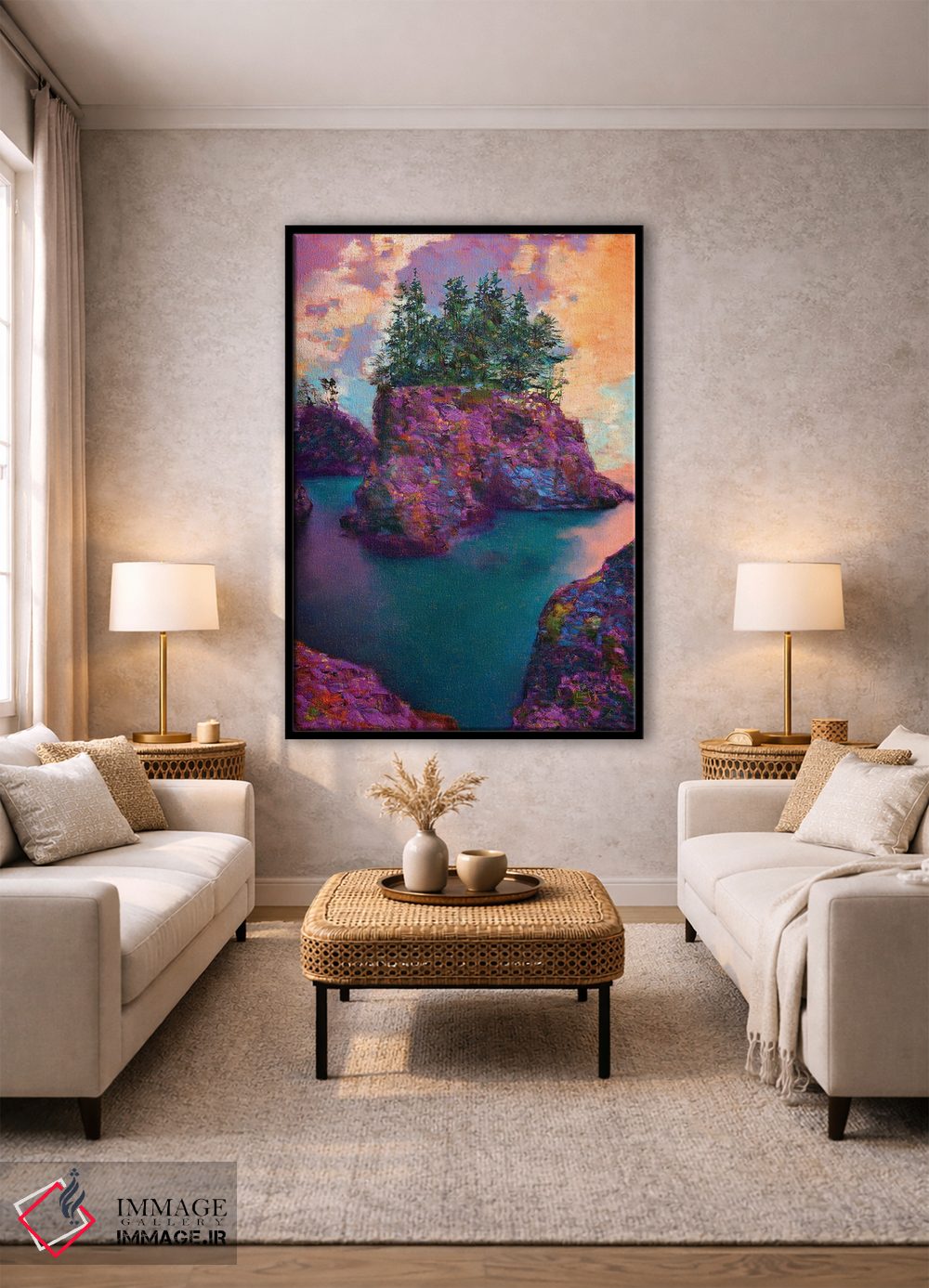 تابلو دکوراتیو پارک ایالتی بوردمن اثر لیزا رابینسون - D1B