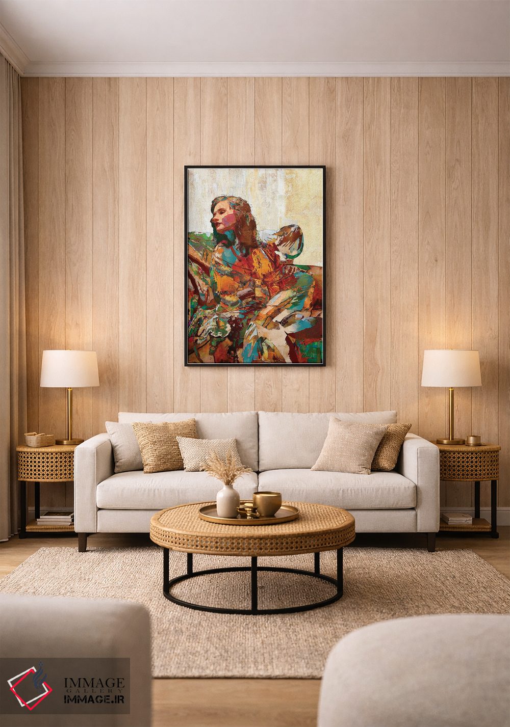 تابلو دکوراتیو درام اثر لیزا رابینسون - D1B