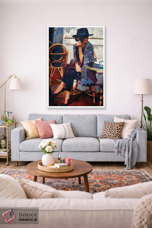 تابلو دکوراتیو قرار ناهار اثر لیزا رابینسون - D1W