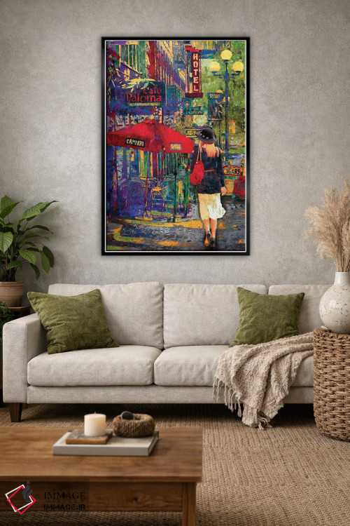 تابلو دکوراتیو قدمی عصرگاهی اثر لیزا رابینسون - D1B