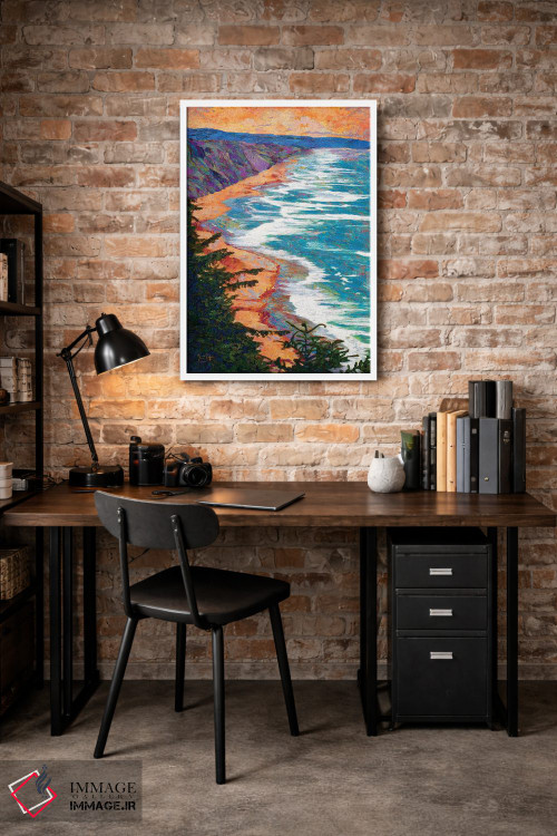 تابلو دکوراتیو خط ساحلی اثر لیزا رابینسون - D2W