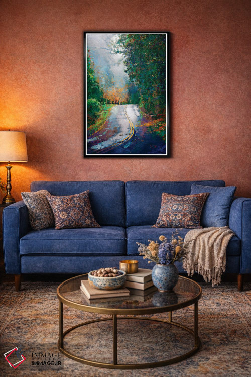 تابلو دکوراتیو پیچ جاده اثر لیزا رابینسون - D4B