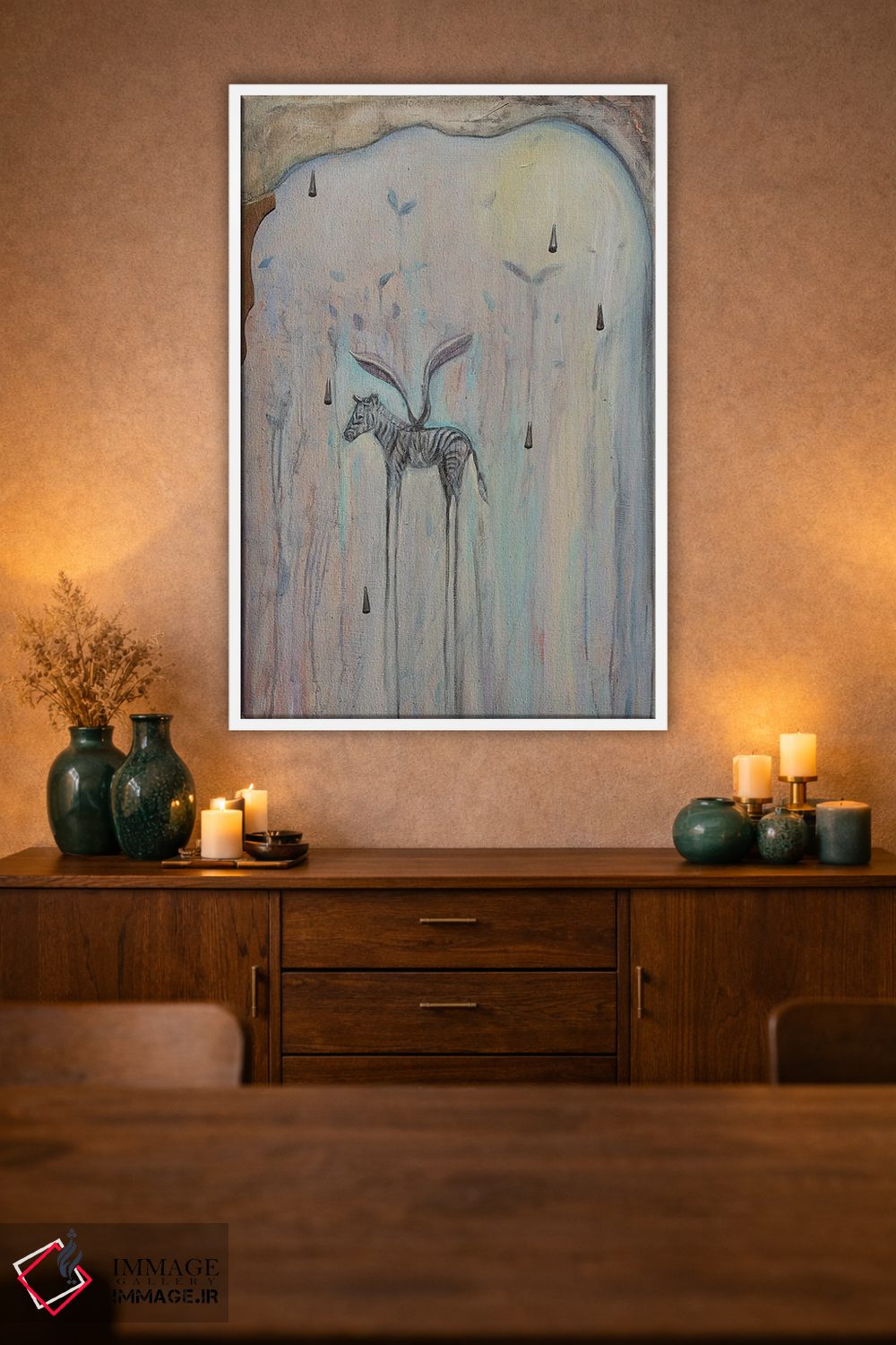 تابلو دکوراتیو می توانم پرواز کنم اثر لیندا میچل - D1W