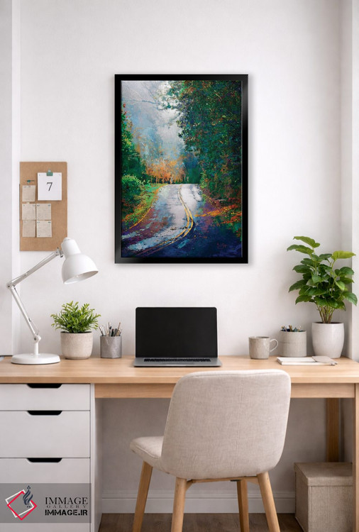 تابلو دکوراتیو پیچ جاده اثر لیزا رابینسون - D5B