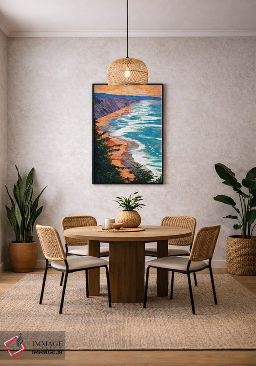 تابلو دکوراتیو خط ساحلی اثر لیزا رابینسون - D3B