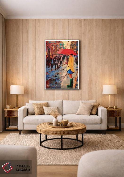 تابلو دکوراتیو چکمه های سبز اثر لیزا رابینسون - D1W