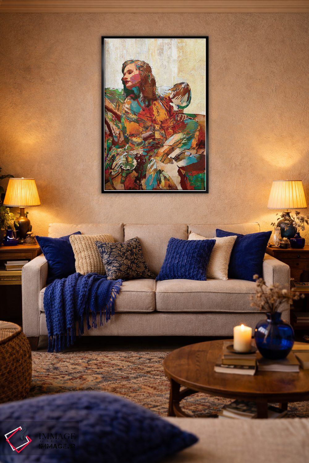 تابلو دکوراتیو درام اثر لیزا رابینسون - D6B