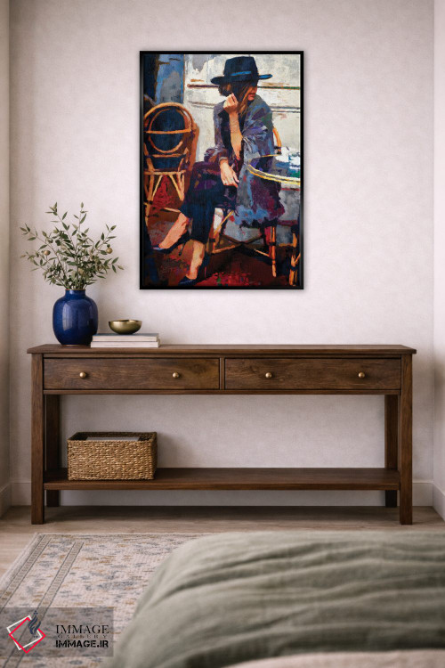 تابلو دکوراتیو قرار ناهار اثر لیزا رابینسون - D5B