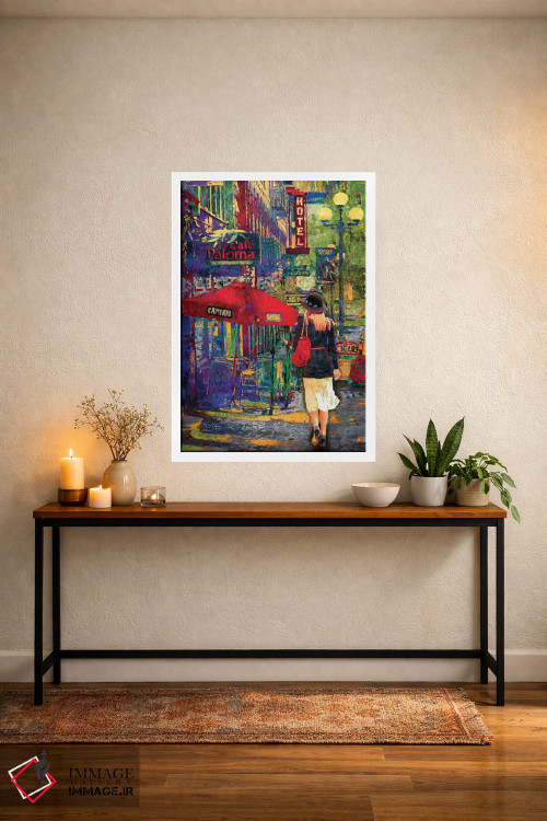 تابلو دکوراتیو قدمی عصرگاهی اثر لیزا رابینسون - D3W