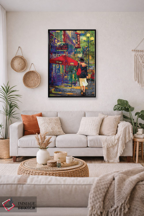 تابلو دکوراتیو قدمی عصرگاهی اثر لیزا رابینسون - D4B