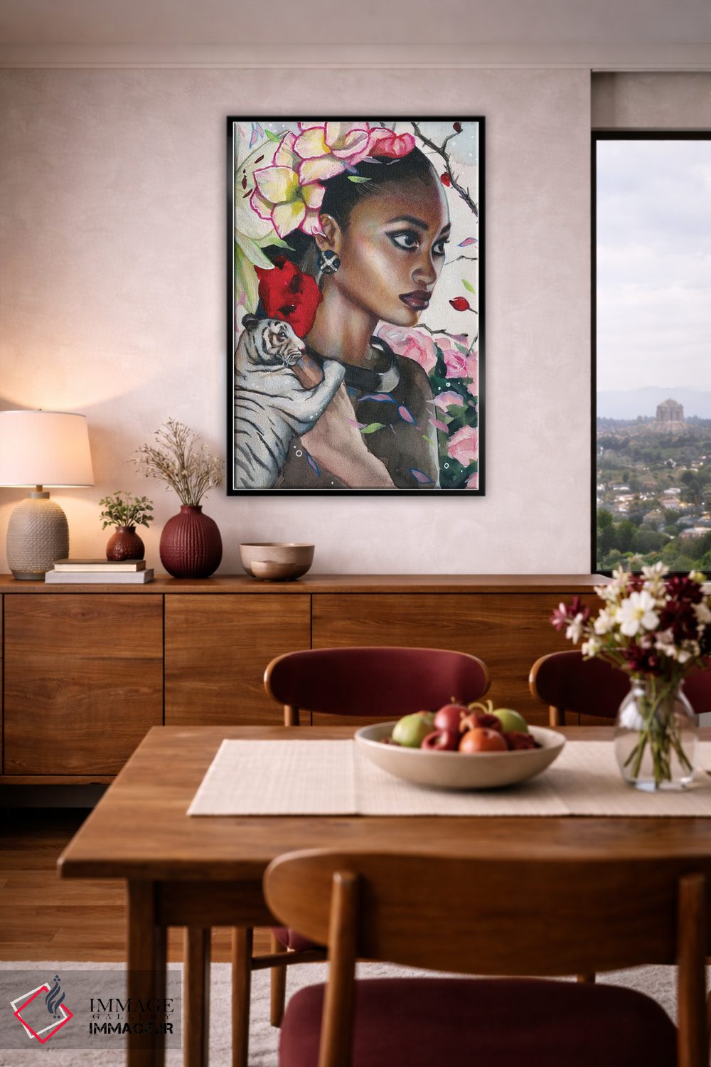 تابلو دکوراتیو ما در زمستان رویا می بینیم یک اثر لیوبا برکنر - D5B