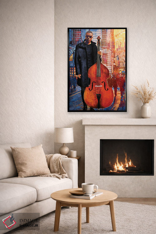 تابلو دکوراتیو ماهی باس اثر لیزا رابینسون - D6B