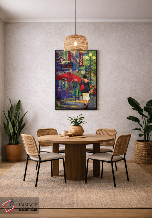 تابلو دکوراتیو قدمی عصرگاهی اثر لیزا رابینسون - D5B