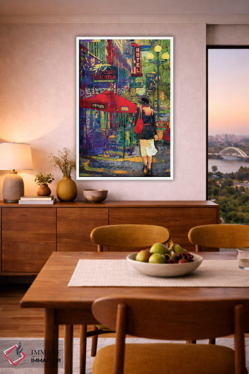 تابلو دکوراتیو قدمی عصرگاهی اثر لیزا رابینسون - D6W