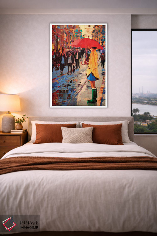 تابلو دکوراتیو چکمه های سبز اثر لیزا رابینسون - D3W