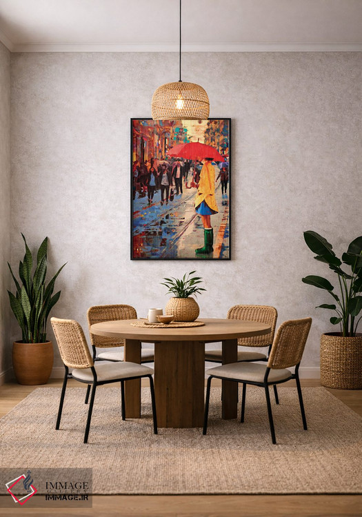 تابلو دکوراتیو چکمه های سبز اثر لیزا رابینسون - D4B