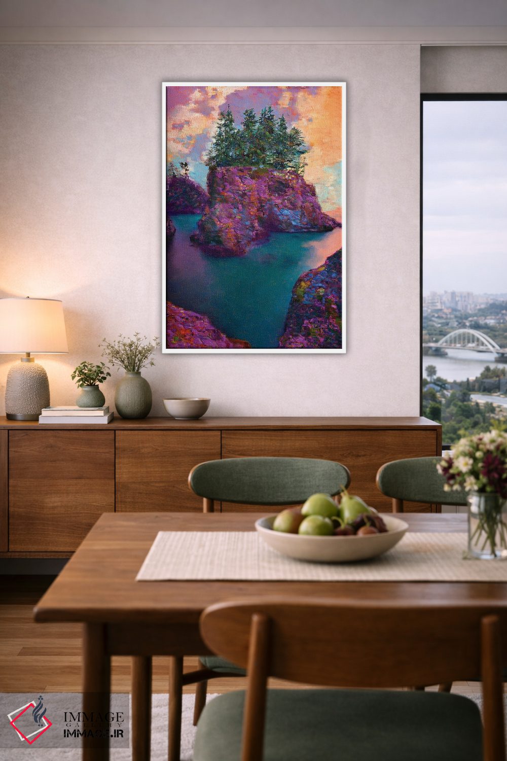 تابلو دکوراتیو پارک ایالتی بوردمن اثر لیزا رابینسون - D5W