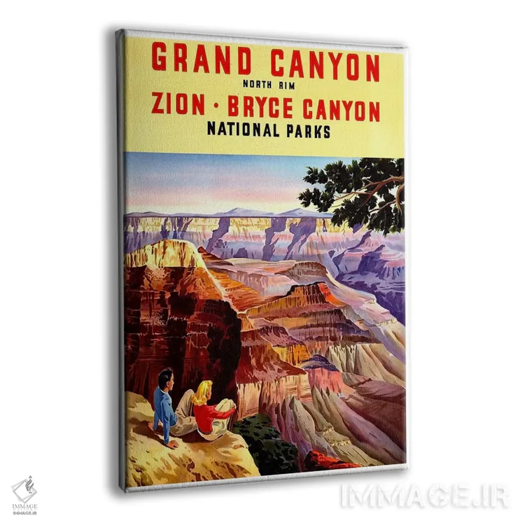 تابلو دکوراتیو Zion, And Bryce Canyon National Parks,پارک های ملی گرند کنیون، زایون و برا… - نمای پرسپکتیو محصول