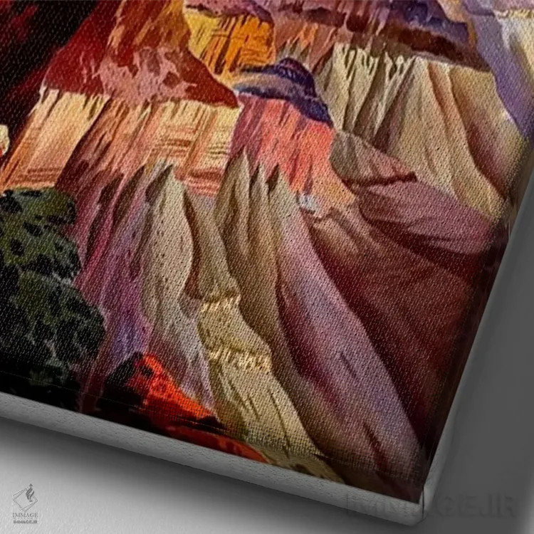 تابلو دکوراتیو Zion, And Bryce Canyon National Parks,پارک های ملی گرند کنیون، زایون و برا… - نمای نزدیک بافت بوم