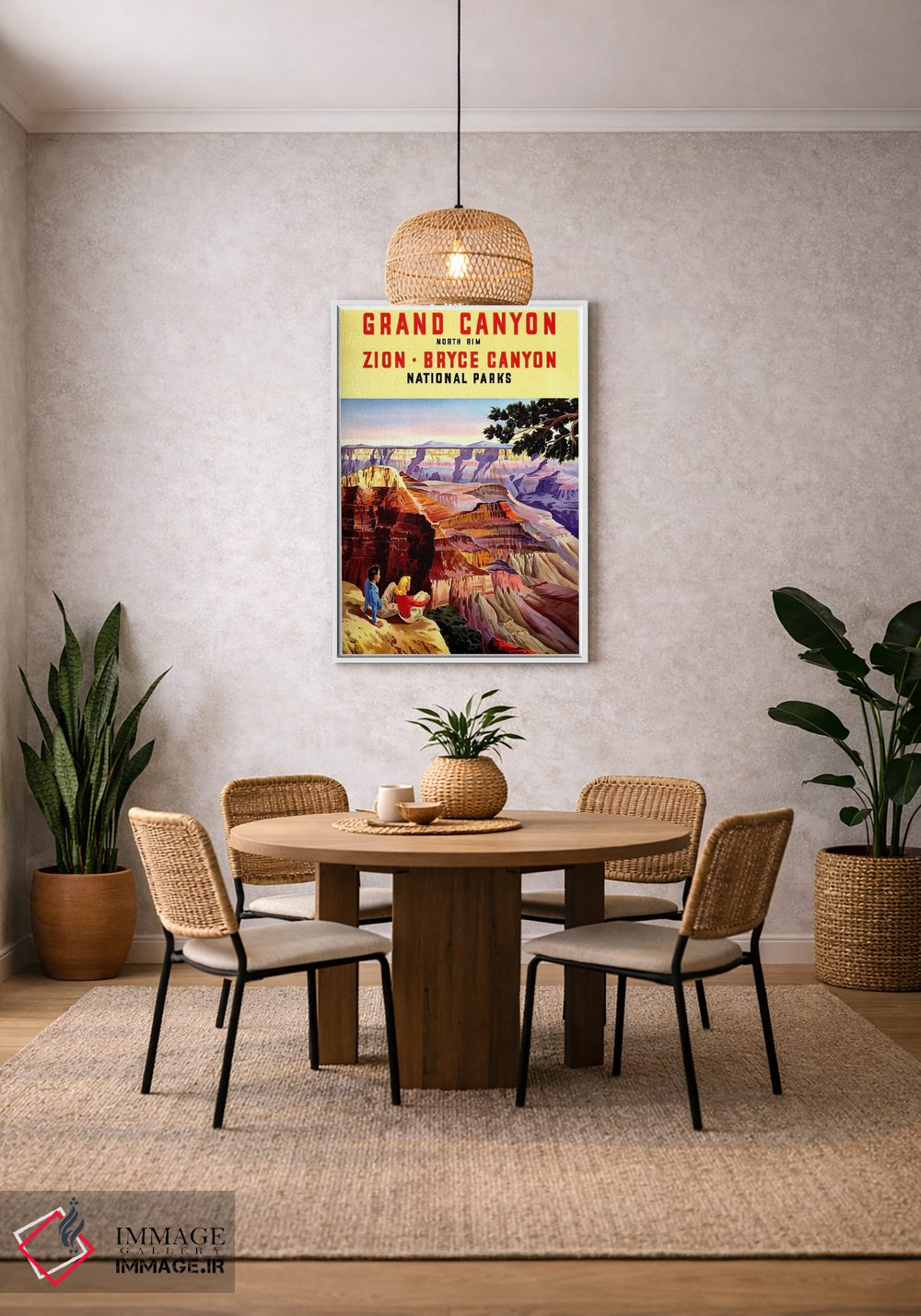 تابلو دکوراتیو Zion, And Bryce Canyon National Parks,پارک های ملی گرند کنیون، زایون و برا… - D2W