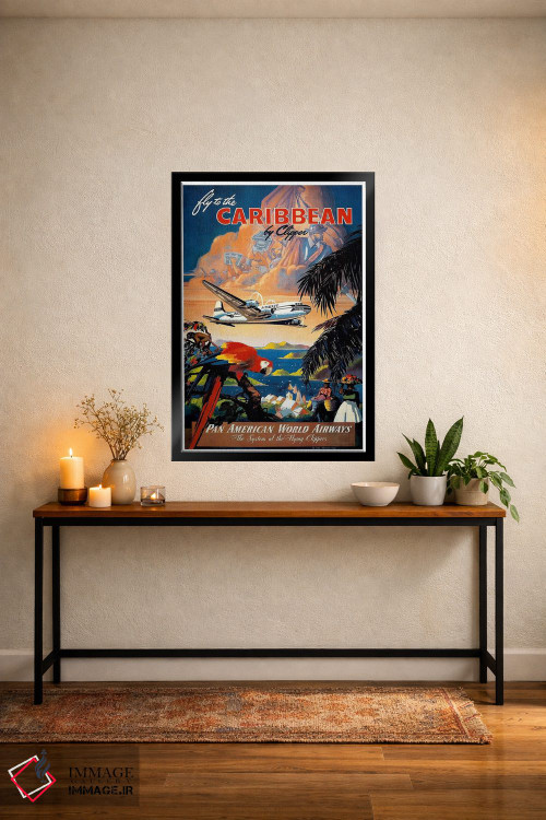 تابلو دکوراتیو پرواز به کارائیب - D5B