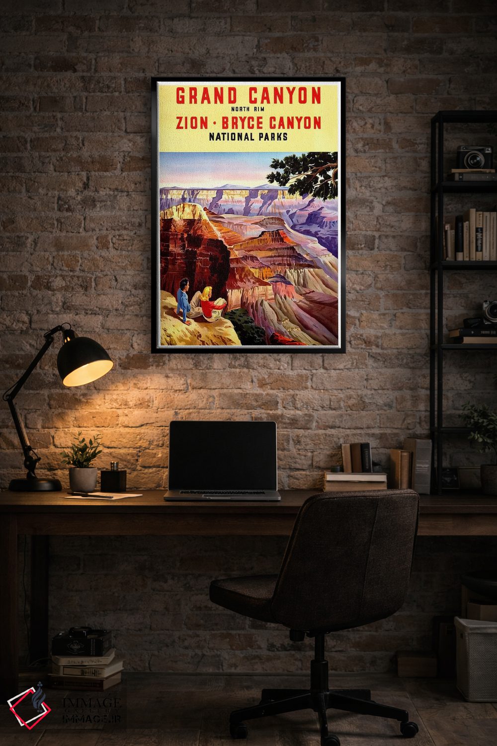 تابلو دکوراتیو Zion, And Bryce Canyon National Parks,پارک های ملی گرند کنیون، زایون و برا… - D5B